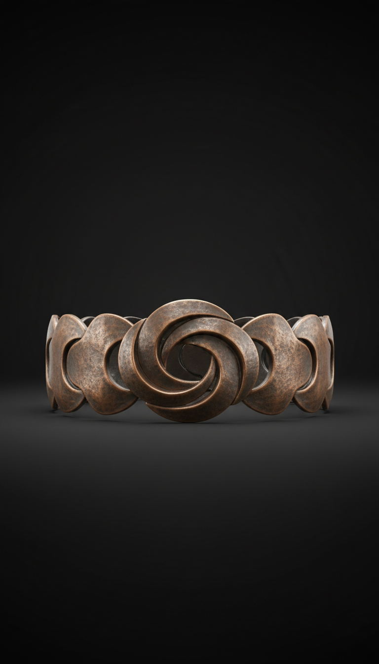 Burnished Bronze Statement Belt
